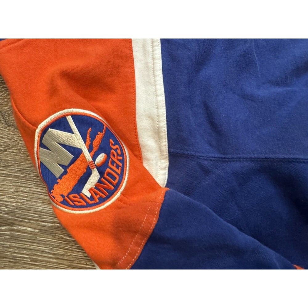 Men's Large '47 Brand NHL New York Islanders Hockey Jersey Style Hoodie - Picture 2 of 7